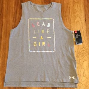 NEW Girls Under Armour tank top.
